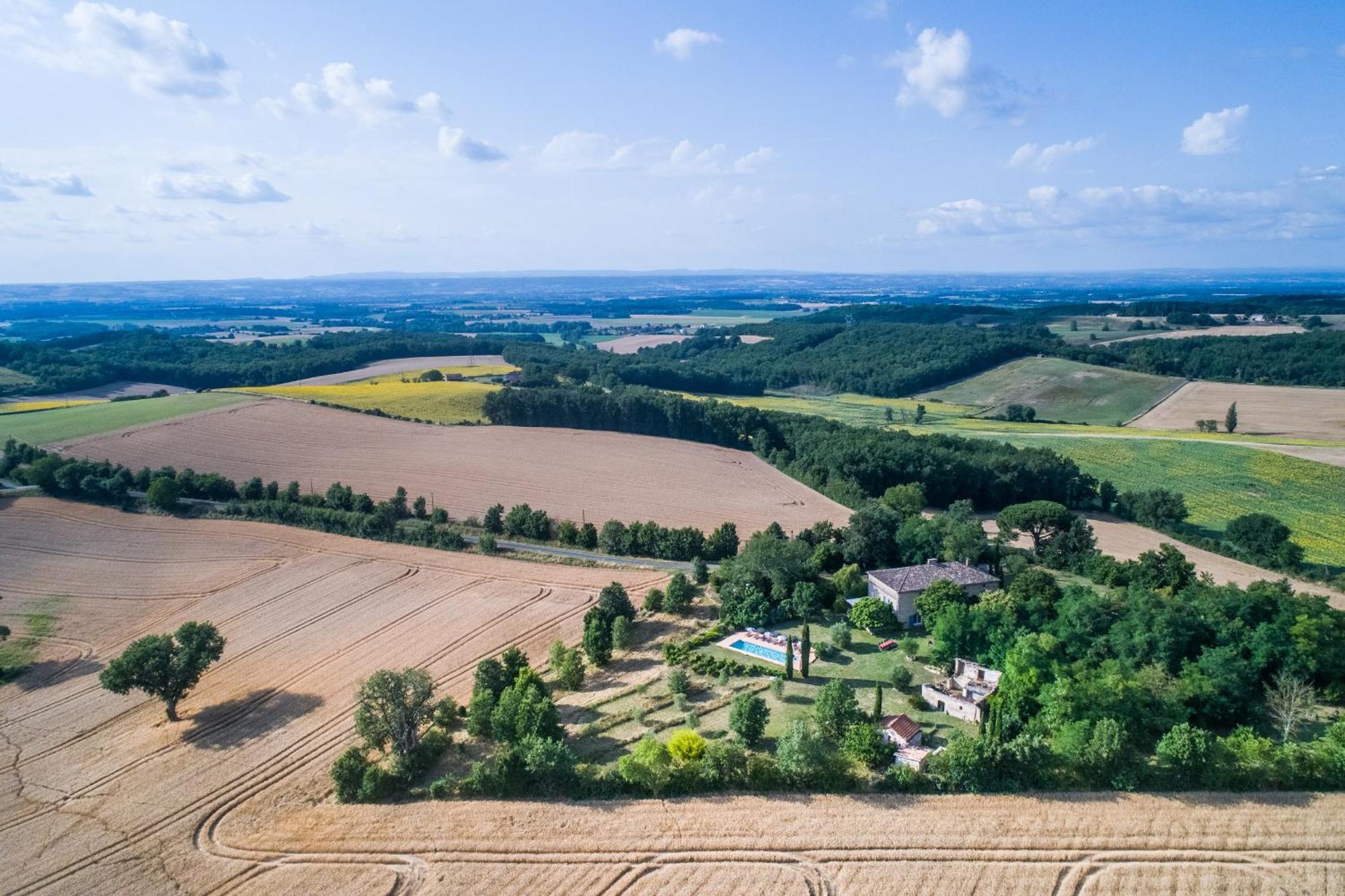 Au Mas Des Calmettes Bed & Breakfast Parisot  Dış mekan fotoğraf
